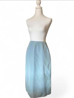 Vintage Baby Blue Michael Kors Midi Skirt